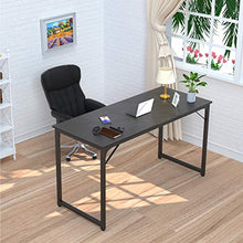 Load image into Gallery viewer, Foxemart Computer Desk 47” Modern Sturdy Office Desk PC Laptop Notebook Study Writing Table for Home Office Workstation, Black

