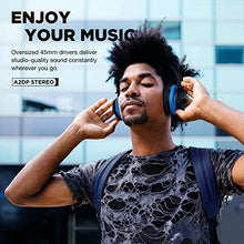 Load image into Gallery viewer, PurelySound E7 Active Noise Cancelling Headphones, Wireless Over Ear Bluetooth Headphones, 20H Playtime, Rich Deep Bass, Comfortable Memory Foam Ear Cups for Travel, Home Office - Black
