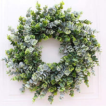 Load image into Gallery viewer, 不适用 Large Size 18” Eucalyptus Front Door Wreath Handcrafted Wreath for Home Decor, Wreaths for Holiday Festival Home Farmhouse Wall
