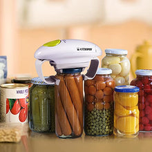 Load image into Gallery viewer, Sinceller Electric Jar Opener, Restaurant Automatic Jar Opener for Seniors with Arthritis, Weak Hands, Bottle Opener for Arthritic Hands
