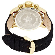 Load image into Gallery viewer, Invicta Men's 1515 I Force Collection 18k Gold Ion-Plated Watch with Black Cloth-Covered Band
