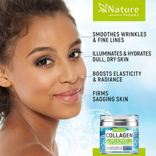 Load image into Gallery viewer, Collagen Cream - Anti Aging Face Moisturizer - Day &amp; Night - Made in USA - Natural Formula with Hyaluronic Acid &amp; Vitamin C - Cleanse, Moisturize, and Protect Your Skin
