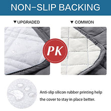 Load image into Gallery viewer, H.VERSAILTEX 100% Waterproof Sofa Protector Cover Couch Covers for Dogs / Pets | Sofa Covers for 3 Cushion Couch Leather Sofa Slipcovers with Non Slip Backing (Seat Width 68", Grey)
