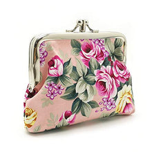 Load image into Gallery viewer, Cute Floral Buckle Coin Purses Vintage Pouch Kiss-lock Change Purse Wallets
