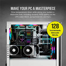 Load image into Gallery viewer, Corsair Hydro X Series XH305i Hardline Water Cooling Kit with/incl XC7 CPU Water Block, XR5 360mm Radiator, XD5 Pump Res and iCUE QL120 RGB Fans
