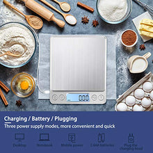 Load image into Gallery viewer, KUBEI Upgraded Large Range Small Kitchen Scale 1kg/0.01g, USB Charging Mini Food Electronic Scale, High Accuracy Cooking Scale, Pocket Scale with LCD Display
