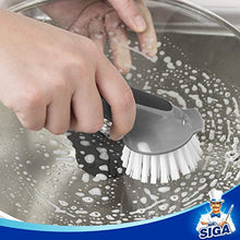Load image into Gallery viewer, MR.SIGA Pot and Pan Cleaning Brush, Dish Brush for Kitchen, Pack of 2
