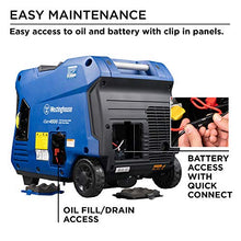 Load image into Gallery viewer, Westinghouse iGen4500 Super Quiet Portable Inverter Generator 3700 Rated &amp; 4500 Peak Watts, Gas Powered, Electric Start, RV Ready, CARB Compliant
