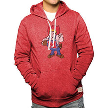 Load image into Gallery viewer, Elite Fan Shop Nebraska Cornhuskers Retro Hooded Sweatshirt Scarlet - S

