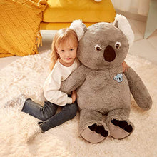 Load image into Gallery viewer, IKASA Large Koala Stuffed Animal Giant Soft Plush Toy for Kids - Cute Huge Jumbo Kawaii Fluffy Plushy Big Size Koala Fat Oversized Plushie - Gifts for Girls Boys Girlfriend (Gray, 30 inches)
