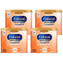 Load image into Gallery viewer, Enfamil Enfamil Neuropro Sensitive Baby Formula, Powder Can, 19.5 Ounce, Pack of 4
