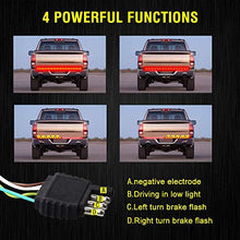 Load image into Gallery viewer, KYYET Arrow 60 Inch 528LED Truck Tailgate Light Bar Strip RED Brake Sequential Amber Turn Signal Strobe Lights
