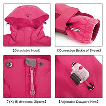 Load image into Gallery viewer, CAMEL CROWN Women's Waterproof Ski Jacket 3-in-1 Winter Coat Windbreaker Fleece Inner for Snow Rain Hiking Outdoor
