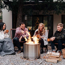 Load image into Gallery viewer, Solo Stove Bonfire with Stand Portable Fire Pit Stainless Steel Fire Pits Wood Burning and Low Smoke Camping Stove | 19.5x14 Inches Outdoor Fire Pits
