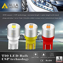 Load image into Gallery viewer, Alla Lighting Newest 194 LED Bulbs Extremely Super Bright T10 168 W5W 2825 175 158 CANBUS Replacement 12V 1616 SMD Car License Plate Light Interior Map Dome Door Lights, 6000K Xenon White
