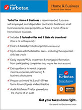 Load image into Gallery viewer, TurboTax Home &amp; Business 2021 Tax Software, Federal and State Tax Return w/Federal E-file [Amazon Exclusive] [PC/Mac Disc]

