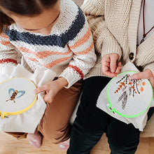 Load image into Gallery viewer, Mr. Pen- Embroidery Hoops Set, 6 pcs, 3.4 inch to 10.2 inch, Assorted Colors, Plastic Embroidery Hoop, Cross Stitch Hoops, Embroidery Rings, Cross Stitch Plastic, Sewing Rings Hoops.
