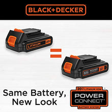 Load image into Gallery viewer, BLACK+DECKER 20V MAX* POWERCONNECT 10 in. 2in1 Cordless String Trimmer/Edger + Sweeper Combo Kit (LCC222)
