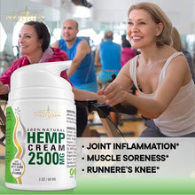 Load image into Gallery viewer, Hemp Cream by New Age - Help Relieve Discomfort in Knees, Joints, and Lower Back - Natural Hemp Extract Cream - Made in USA - 2 Pack
