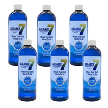 Load image into Gallery viewer, Balance 7 - Alkaline Dietary Supplement - 11+ pH Alkalizing Concentrate and pH Booster Mineral Liquid - pH Balancer (16 fl oz, 6 Bottles)
