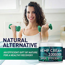 Load image into Gallery viewer, Рain Relief Hemp Cream 2,000,000 - Made in USA - Natural Hemp Extract Cream for Arthritis, Back &amp; Muscle Рain Relief - Efficient Inflammation Cream &amp; Carpal Tunnel Relief - Good for Skin Health
