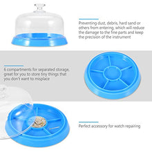Load image into Gallery viewer, Watch Movement Dust Cover Moistureproof Anti-dust Tray Storage Box for Watches Movement Parts
