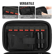 Load image into Gallery viewer, MoKo Carrying Storage Case for Nintendo Switch, Travel Carrying Storage Case Messenger Bag Compatible with Nintendo Switch Console, Dock, Controllers, Charger &amp; Cable - Black
