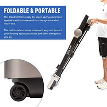 Load image into Gallery viewer, ZELUS 3HP Folding Treadmill for Home or Office | Home Gym Exercise Equipment up to 7.5mph Cardio Training with Free Sports App, Bluetooth Speaker, Heart Rate Monitor, Magnetic Shock Absorption
