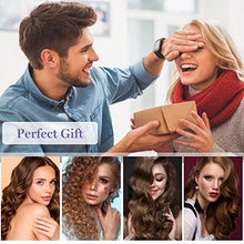 Load image into Gallery viewer, Aliavos Automatic Curling Iron, Auto Hair Curler with 4 Temp Up to 425℉&amp; 3 Timer &amp; Dual Voltage,1" Larger Rotating Barrel Curling Wand,Fast Heating, Anti-Scald, Auto Shut-Off Spin Iron for Styling
