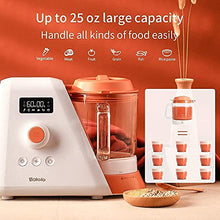 Load image into Gallery viewer, Baby Food Maker |6 in 1 Baby Food Processor nutribullet Baby Food Mill Bullet|Blender Grinder Steamer Warmer|Glass Bowl Auto Cleaning |Organic Healthy Multifunctional Machine for Infants Purees
