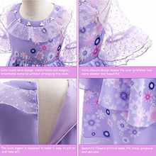 Load image into Gallery viewer, ToBunm Isabela Costume for Girls Encant Dress Outfit Cosplay Princess Tutu Dress Up for Halloween (Size 140 (7-8Years))
