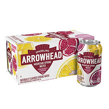 Load image into Gallery viewer, Arrowhead Sparkling Water, Pomegranate Lemonade, 12 oz. Cans (Pack of 8)
