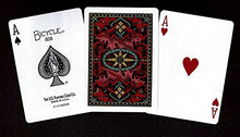 Load image into Gallery viewer, Red &amp; Blue Dragon Playing Cards - 2 Decks
