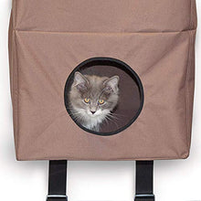 Load image into Gallery viewer, K&amp;H PET PRODUCTS Hangin' Cat Condo Large Tan 23" x 16" x 65" Cat Furniture
