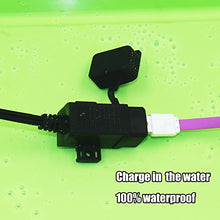Load image into Gallery viewer, MOTOPOWER MP0609C 3.1Amp Waterproof Motorcycle Dual USB Charger Kit SAE to USB Adapter Cable Phone Tablet GPS Charger
