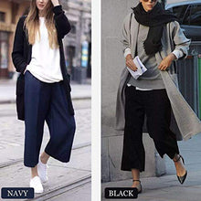 Load image into Gallery viewer, Tsful Women's Casual Loose Wide Leg Pants Pull On Dress Pant(Army Green,M)
