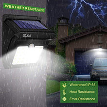 Load image into Gallery viewer, BAXIA TECHNOLOGY Solar Outdoor Lights Wireless Security Motion Sensor Outdoor Lights Solar Lights Outdoor Waterproof for Front Door,Backyard,Steps,Garage,Garden (400LM,4 Packs)
