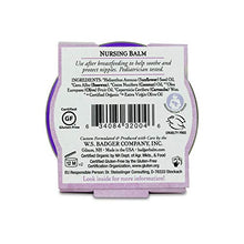 Load image into Gallery viewer, Badger - Nursing Balm, Sunflower &amp; Coconut, Certified Organic Nipple Balm for Breastfeeding, Soothe &amp; Protect, Nipple Butter, 0.75 oz
