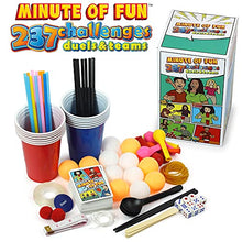 Load image into Gallery viewer, Minute of Fun - The Super Fun Game of 237 1-Minute Challenges for Duels, Teams and Parties - Family Party Game for Kids and Adults
