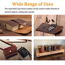 Load image into Gallery viewer, Muse Craft Flawless 12''X24'' 5-6oz Dark Brown Tooling Leather Finished Full Grain Cowhide Leather Import A Grade Leather Hide 1.8-2.1mm Tooling Sewing Hobby Workshop Crafting Leather
