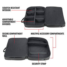 Load image into Gallery viewer, USA GEAR Console Carrying Case - Xbox Travel Bag Compatible with Xbox One and Xbox 360 with Water Resistant Exterior and Accessory Storage for Xbox Controllers, Cables, Gaming Headsets - Black
