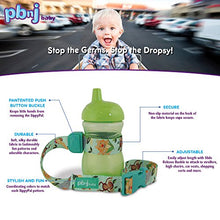 Load image into Gallery viewer, PBnJ Baby SippyPal Sippy Cup Strap Holder Leash Tether (1 Gray Chevron)
