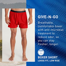 Load image into Gallery viewer, ExOfficio Men's Give-n-Go Boxer 2 Pack, Charcoal/Bolero Red, Large
