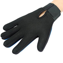 Load image into Gallery viewer, [Upgrade Version] Pet Grooming Glove - Gentle Deshedding Brush Glove - Efficient Pet Hair Remover Mitt - Enhanced Five Finger Design - Perfect for Dog &amp; Cat with Long &amp; Short Fur - 1 Pair (BLUE)
