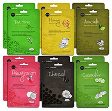 Load image into Gallery viewer, Celavi Essence Facial Face Mask Paper Sheet Korea Skin Care Moisturizing 12 Pack (Mix - 2 of Each)
