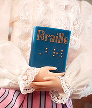 Load image into Gallery viewer, Barbie Inspiring Women Helen Keller Doll (12-inch) Wearing Blouse and Skirt, with Doll Stand &amp; Certificate of Authenticity, Gift for Kids &amp; Collectors

