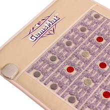 Load image into Gallery viewer, GemsMat - Leon- Far Infrared Amethyst Jade Tourmaline Crystal Heat Stone Mat (60"L x 24"W) - Red Light 16 Photon FIR Therapy -FDA Registered Manufacturer -Adjustable Timer &amp; Temperature - Heating Pad
