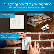 Load image into Gallery viewer, Lutron Caseta Wireless Smart Lighting Dimmer Switch and Remote Kit for Wall &amp; Ceiling Lights, P-PKG1W-WH, White
