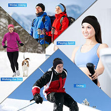 Load image into Gallery viewer, 8 Pieces Ear Warmer Headbands with Buttons Fleece Muffs Headband Winter Running Sweatband Stretchy Ear Cover Cold Weather Ear Muffs Sports Earmuff for Women Men Cycling Skiing Jogging (Vivid Colors)
