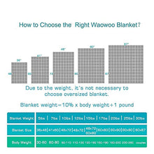 Load image into Gallery viewer, Waowoo Adult Weighted Blanket Queen Size（15lbs 60"x80"） Heavy Blanket with Premium Glass Beads, (Dark Grey)
